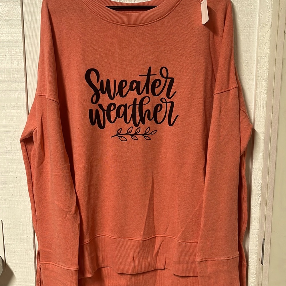 Fall crewneck sweatshirt